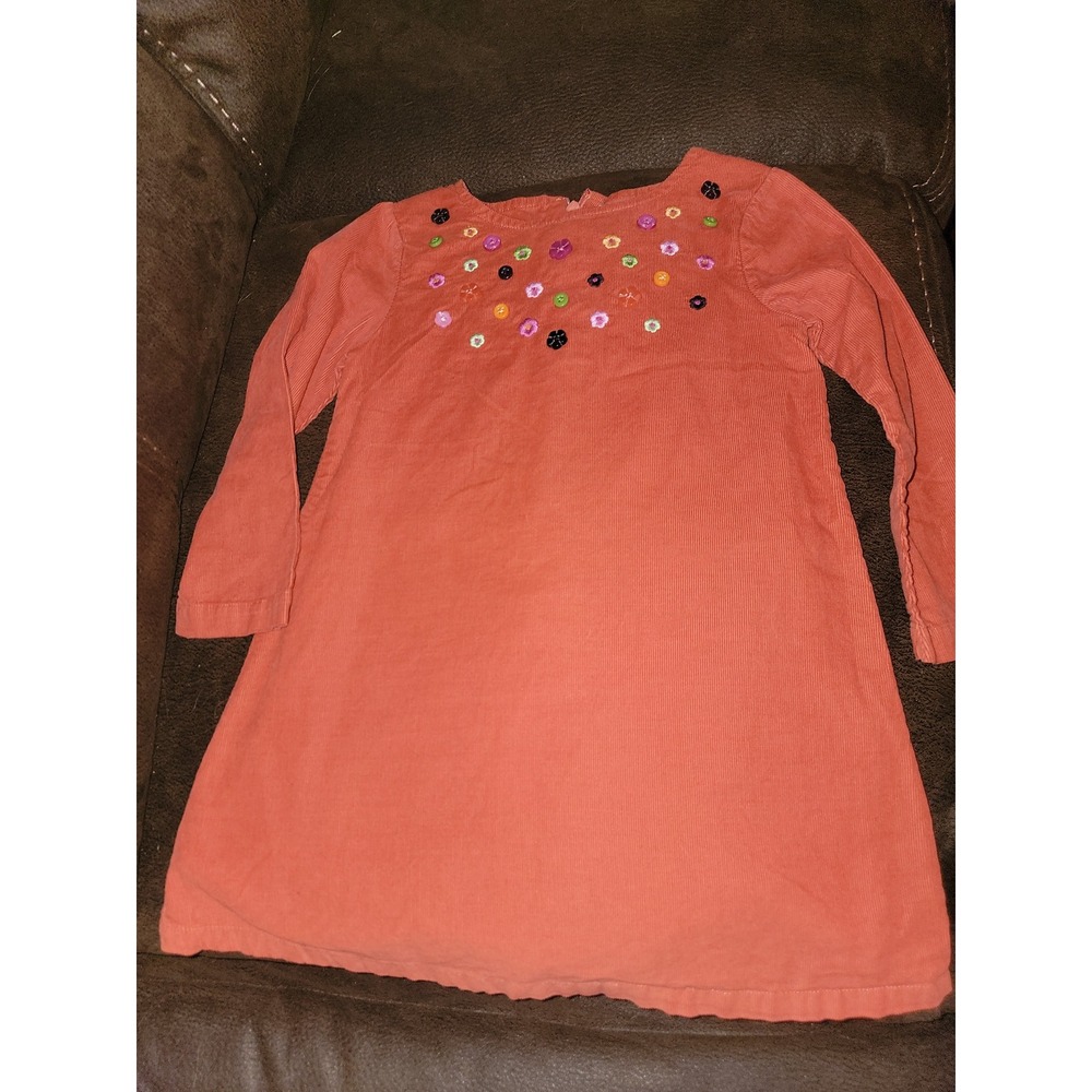 Gymboree all about buttons floral‎ corduroy dress size 4t